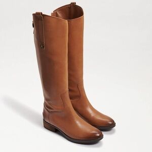 Sam Edelman | Penny2 Wide Calf Leather Riding Boot Size 4.5 Whiskey